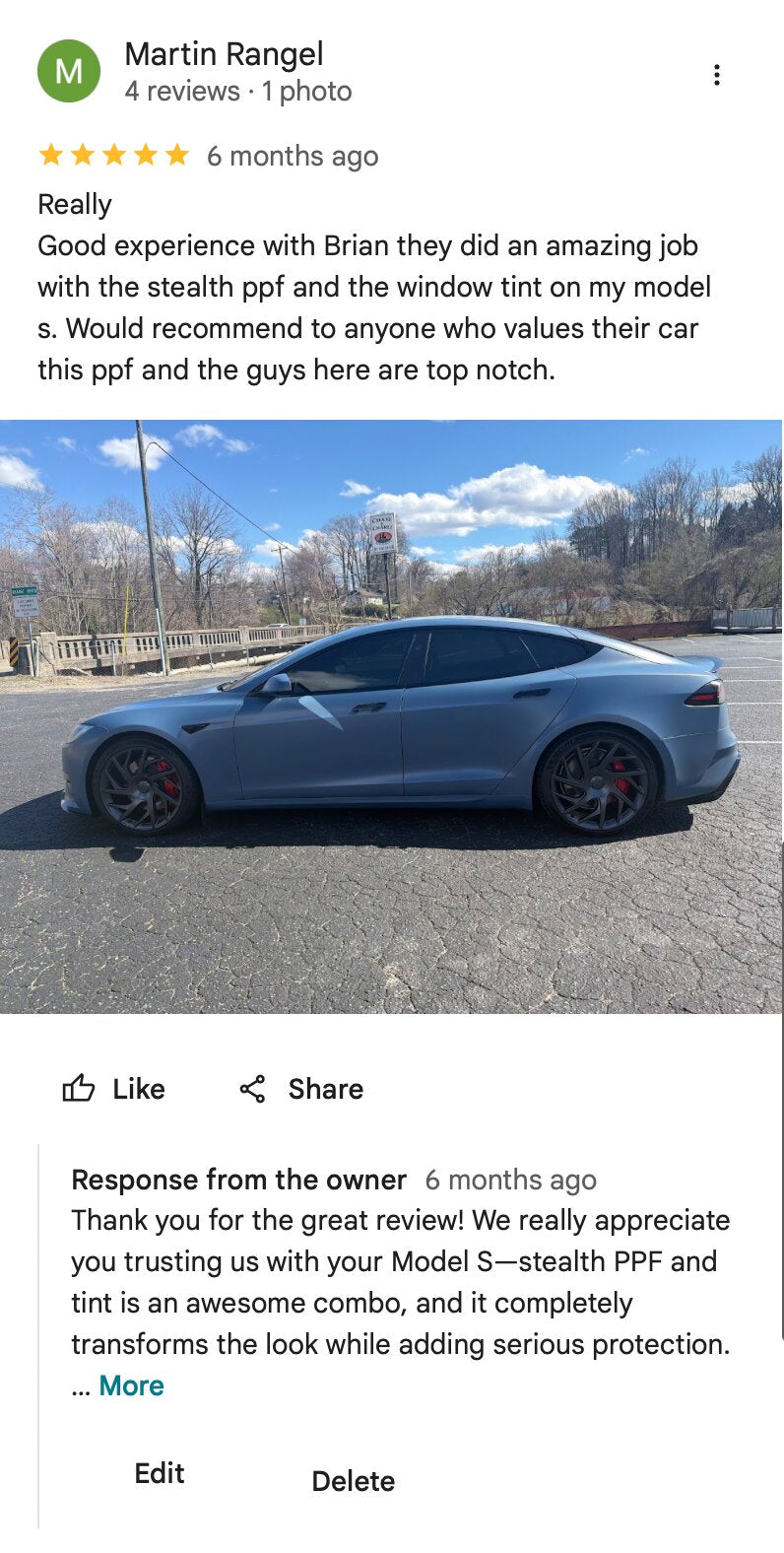 Customer vehicle photo shared by Martin Rangel